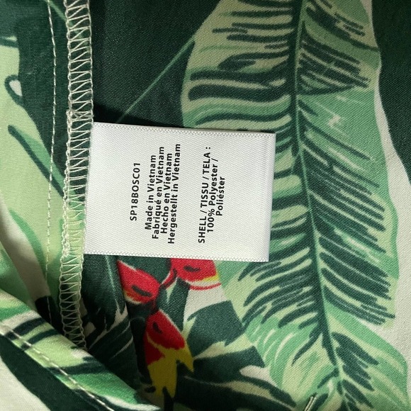 Rachel Zoe NWT Palm Print Duster OS - Picture 5 of 7